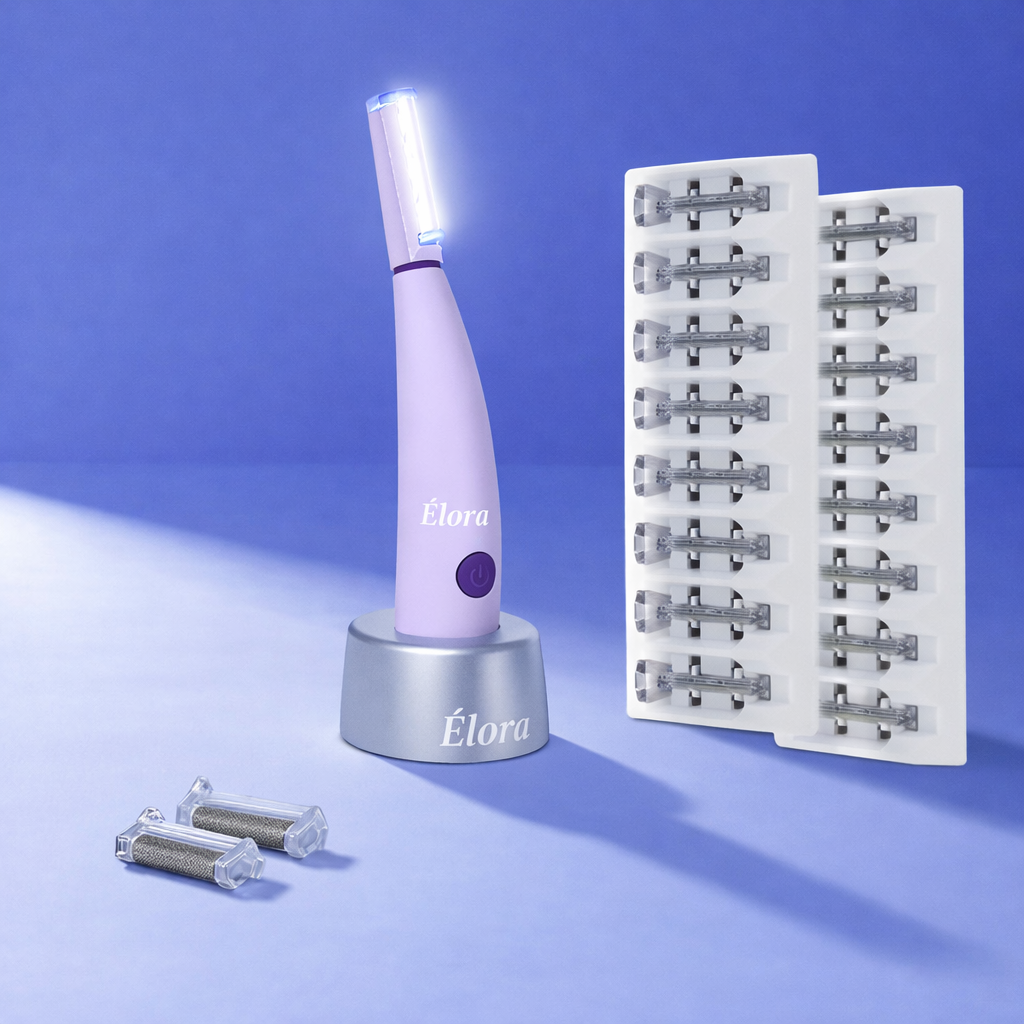 Élora™ – L’Appareil de Dermaplaning Sonique Révolutionnaire pour une Peau Parfaite